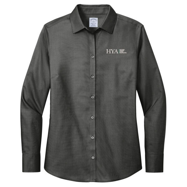   - Women's Wrinkle Free Stretch Nailhead Shirt Thumbnail