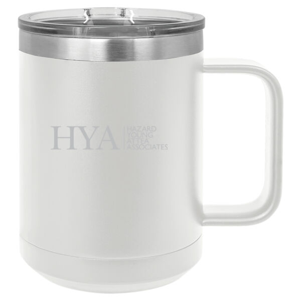   - 15 Oz. Polar Camel Stainless Steel Vacuum Insulated Handle Mug Thumbnail