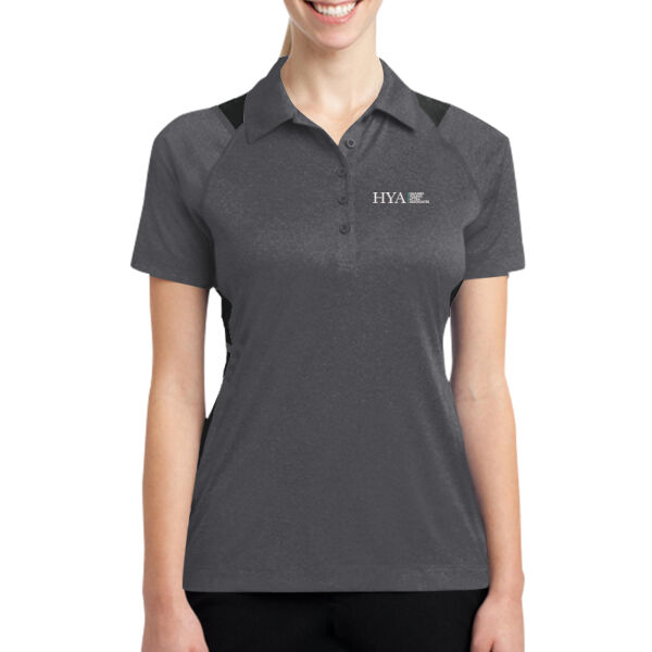   - Ladies Heather Colorblock Contender ™ Polo Thumbnail