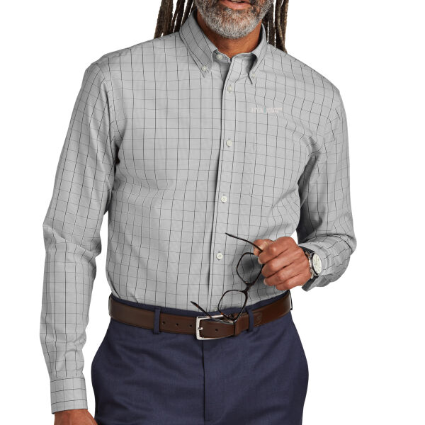   - Wrinkle Free Stretch Patterned Shirt  Thumbnail